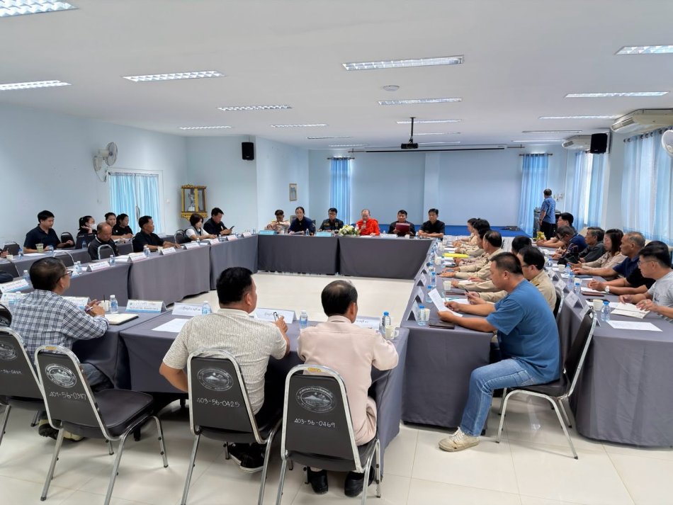 เทศบาลตำบลสันมะเค็ด จัดประชุมผู้นำท้องที่ ท้องถิ่น และหน่วยงานที่เกี่ยวข้อง ประจำเดือนสิงหาคม 2569